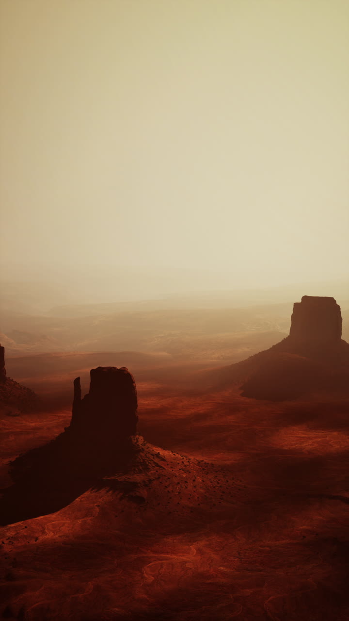 Una vista panoramica della Monument Valley