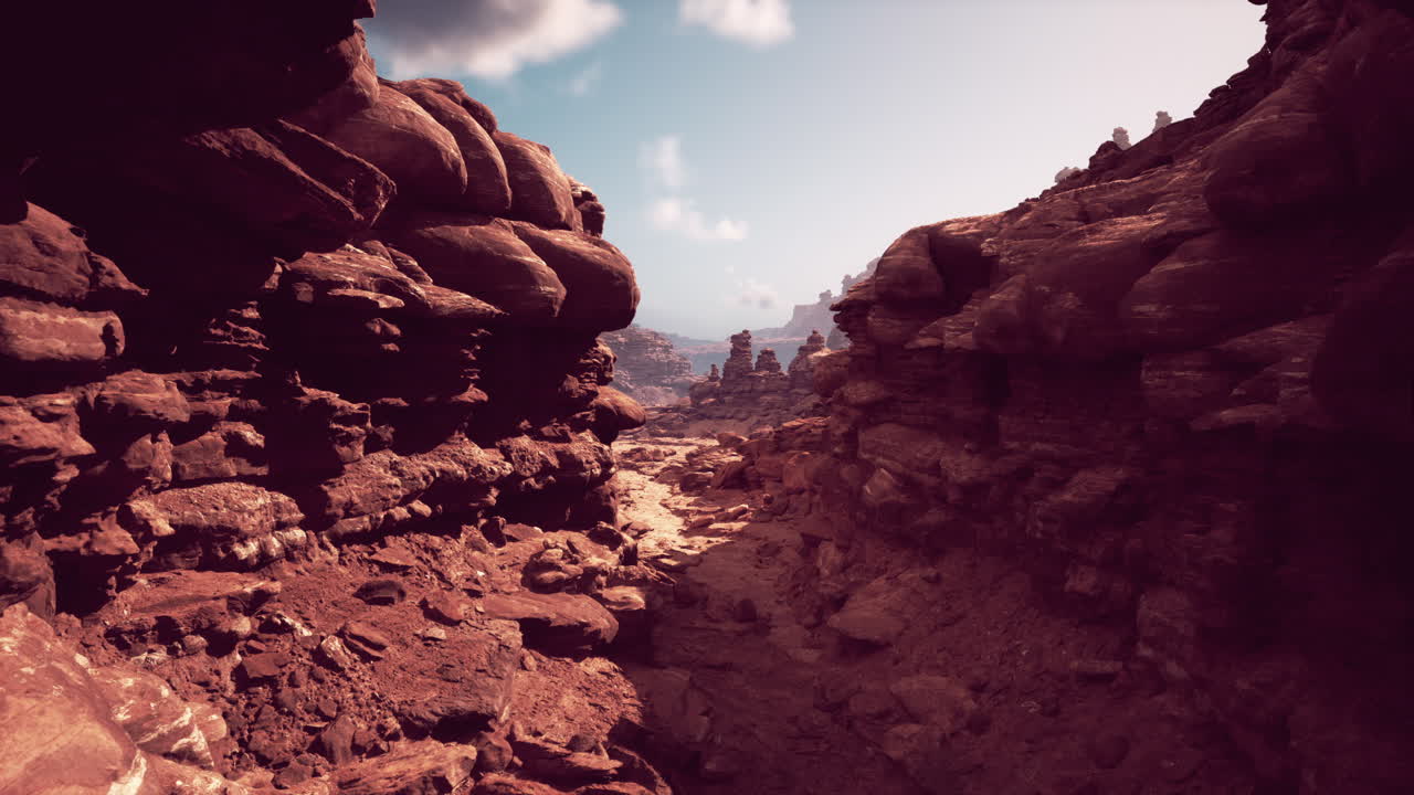 impresionante paisaje del cañón de la roca roja