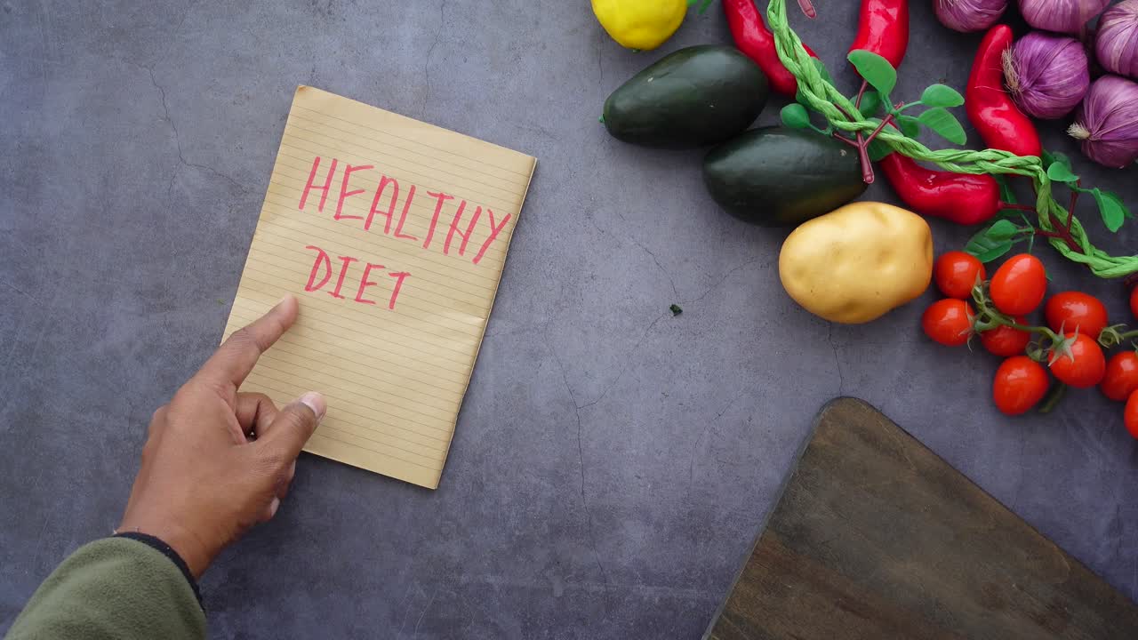 Healthy Diet with Fresh Vegetables