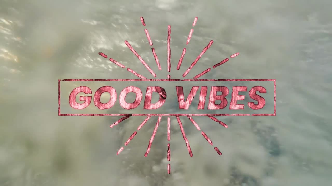 남자 수영 선수에 대한 vibes 텍스트의 애니메이션