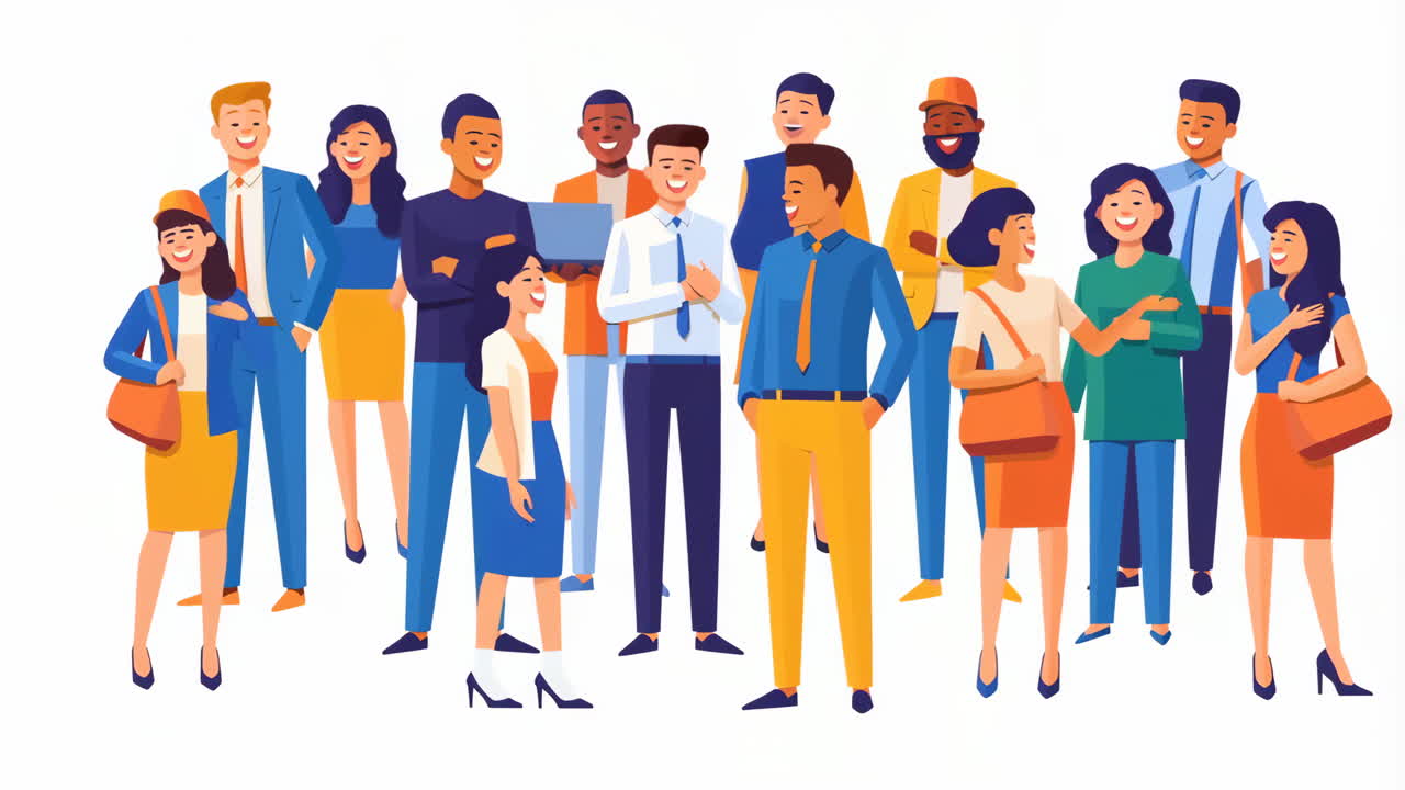 grupo diverso de profesionales