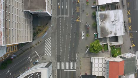 Bird's-Eye-View-Of-Athletes-Racing-At-The-Zelena-Venac-Road-During-Belgrade-Marathon-In-Serbia