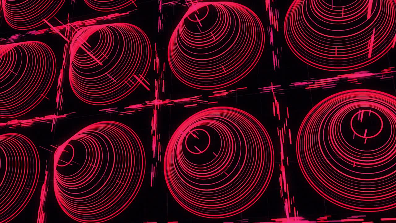 patrón geométrico de neón abstracto