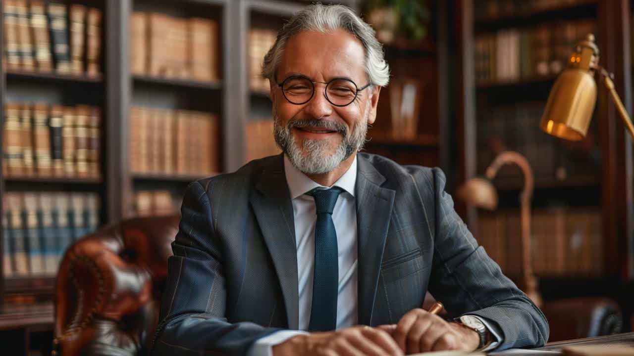 Portrait of a confident mature businessman in his office