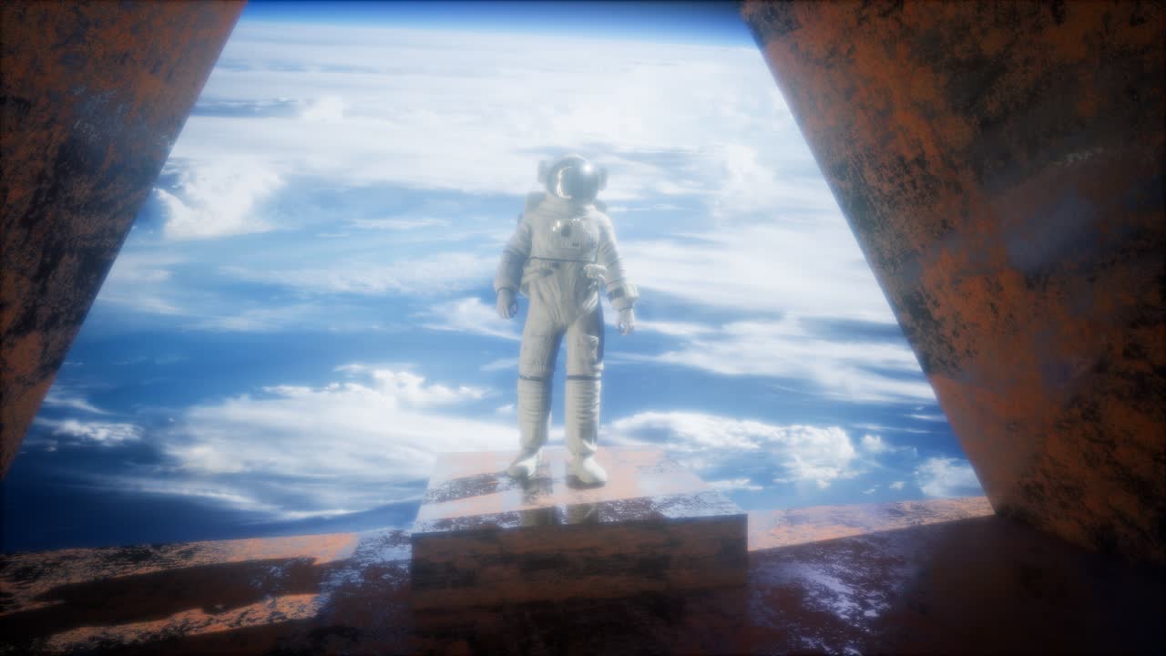 지구 근처 에 있는 우주 관측소 에 있는 우주인