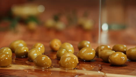 olives with olive oil