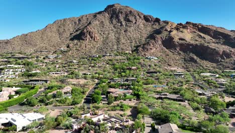 paradise valley is an upscale mountainside development in arizona