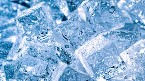 ice cubes closeup, abstract background.