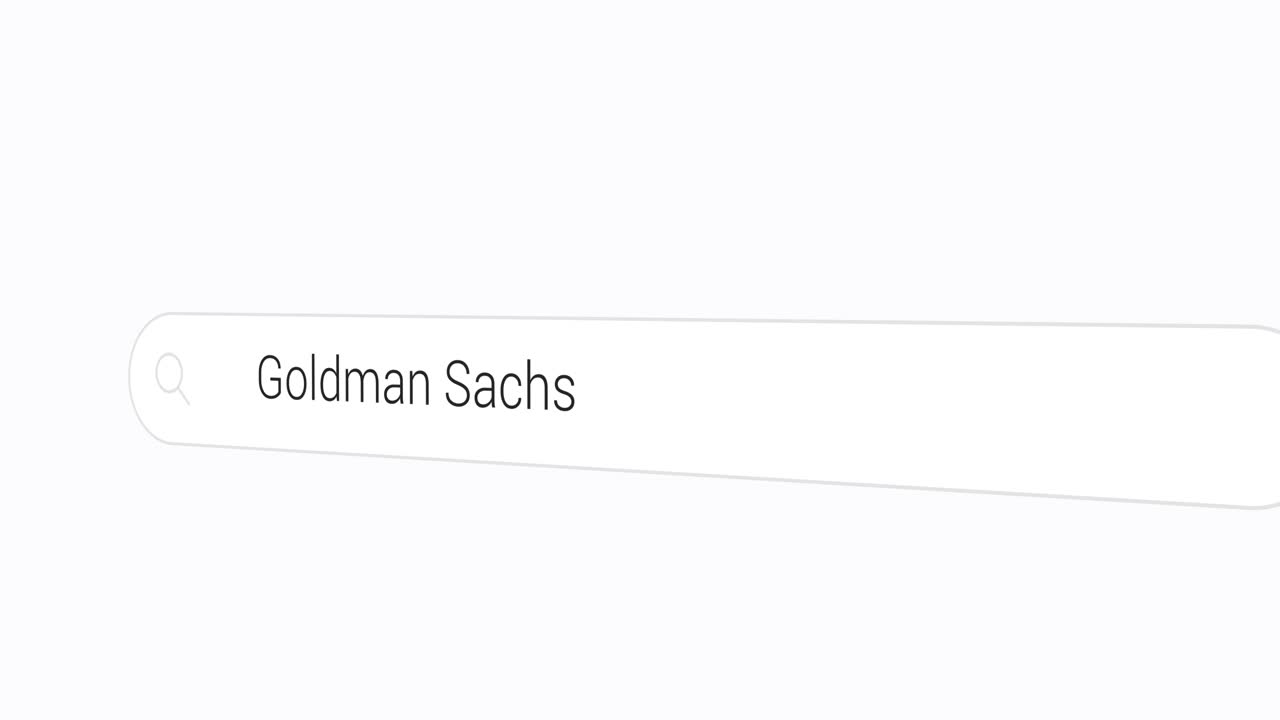 Searching Goldman Sachs on the Search Engine