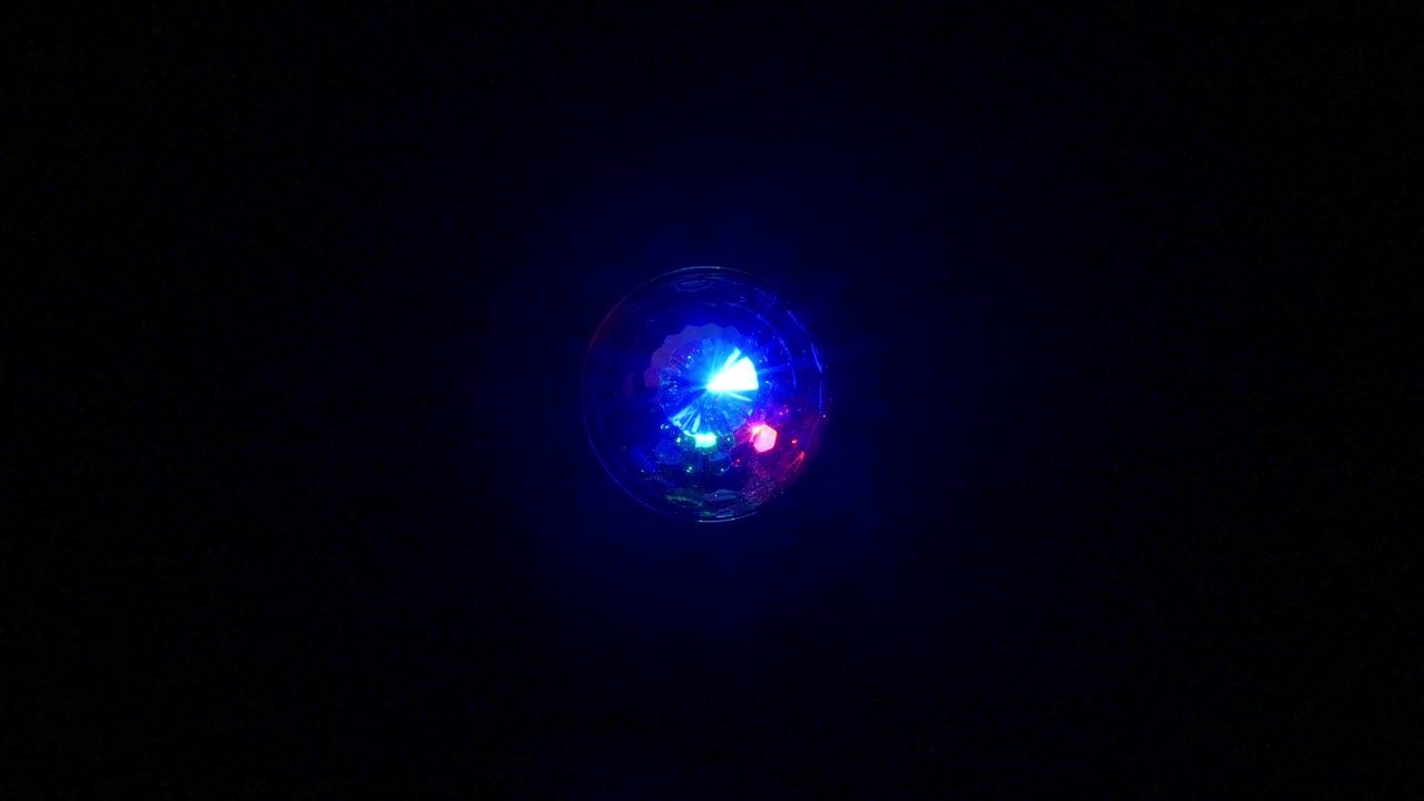 luz de discoteca de bucle aislado multicolor