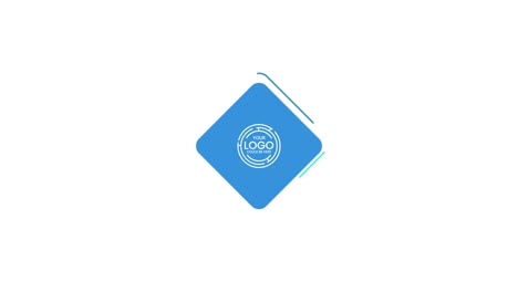 modern logo design with geometric shapes