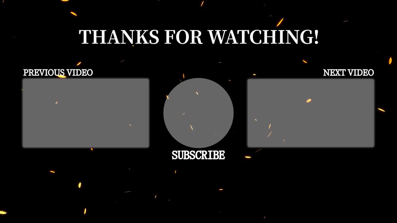 las partículas que caen de las plumas terminan la tarjeta terminan la pantalla gráficos de movimiento