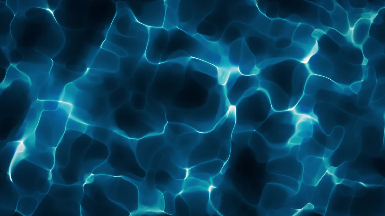 Sfondo astratto in loop di acqua oceanica blu profondo