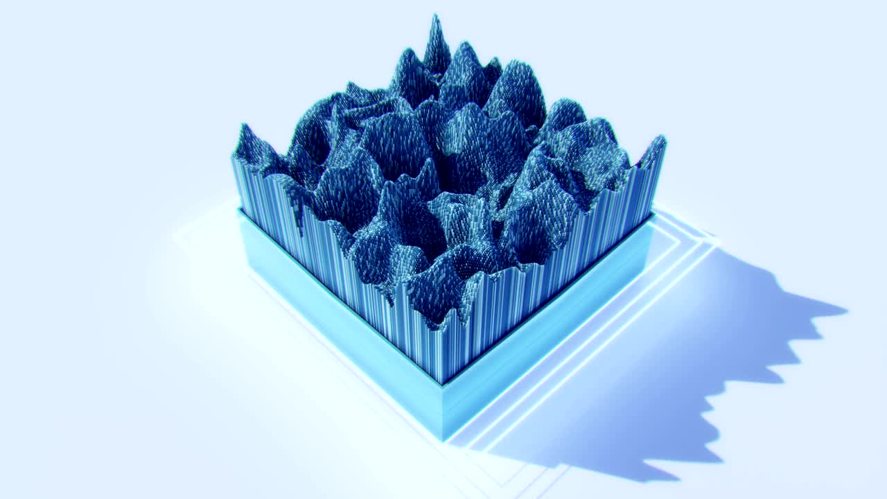 4k 미니멀리즘 큐빅 디자인