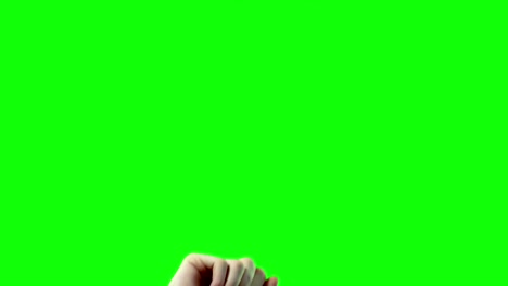 movimientos de pantalla táctil con deslizar a la derecha, izquierda y zoom en y hacia afuera gesto en pantalla verde imágenes de video 4k.