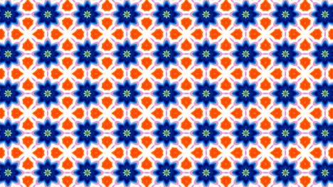 kaleidoscope movement: geometric circle and star shapes