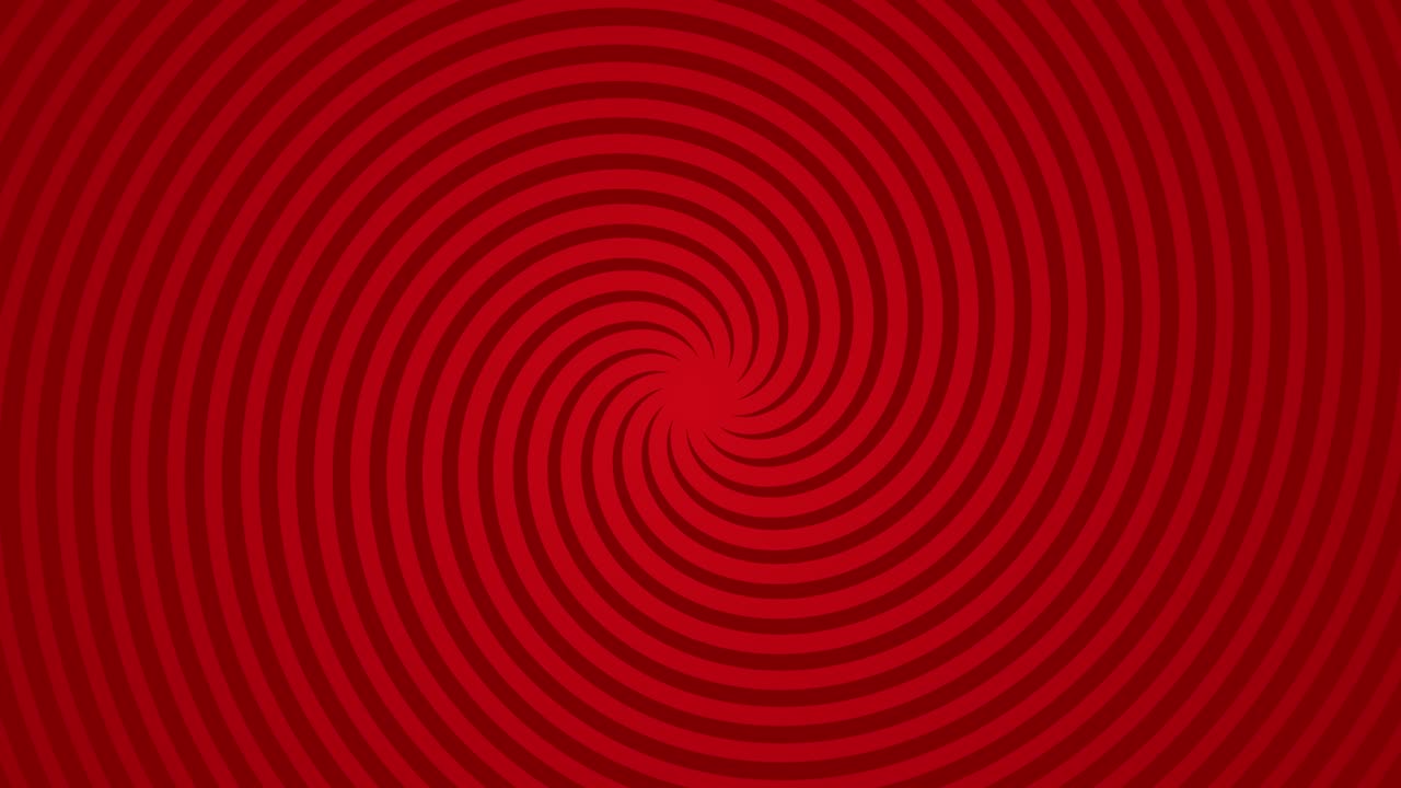 el vórtice rojo gira alrededor del centro de un fondo rojo.