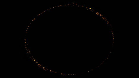 Golden Circle Fire Effect