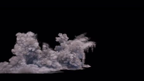 efectos visuales de la explosión