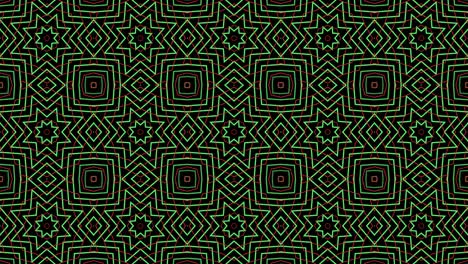 decorative pattern with red and green lines mosaic animation. minimal digital motion graphic background concept