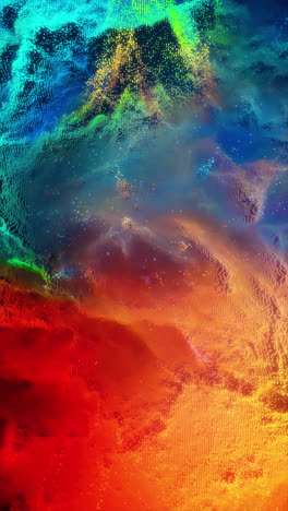 abstract colorful space nebula