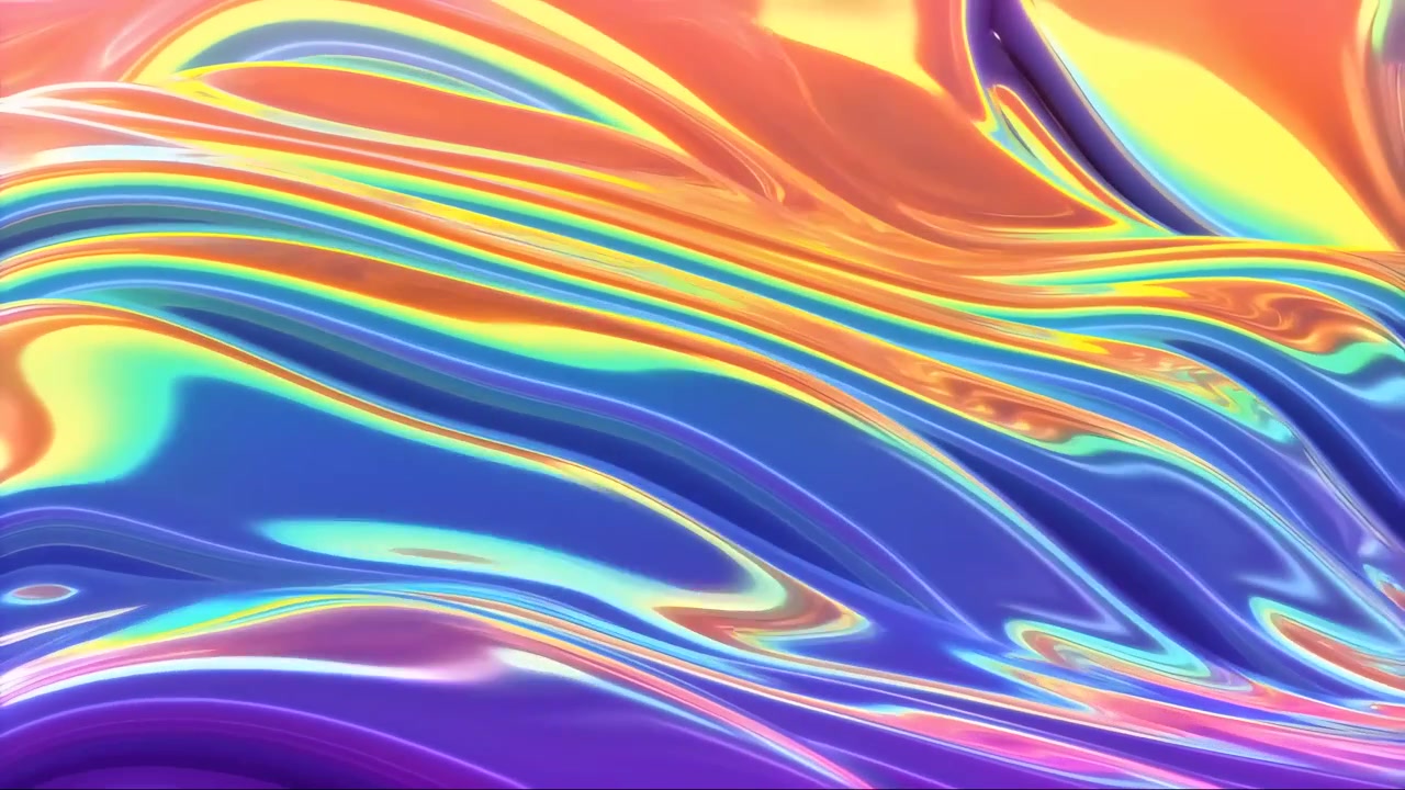 Abstract Fluid Motion Background 4K