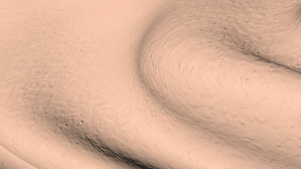 추상적인 황금 물질의 배경 움직임.