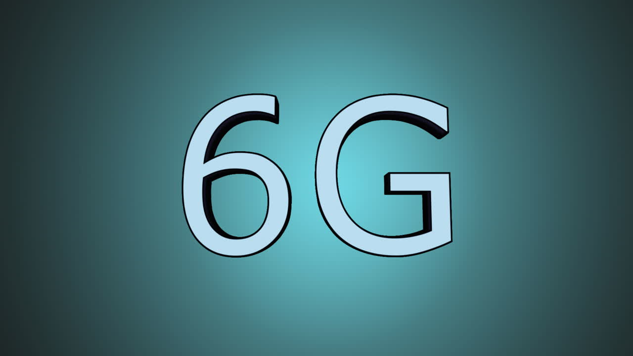 Animation of 6g text on green background