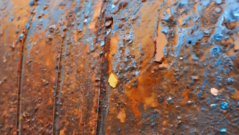 close up of rusty metal