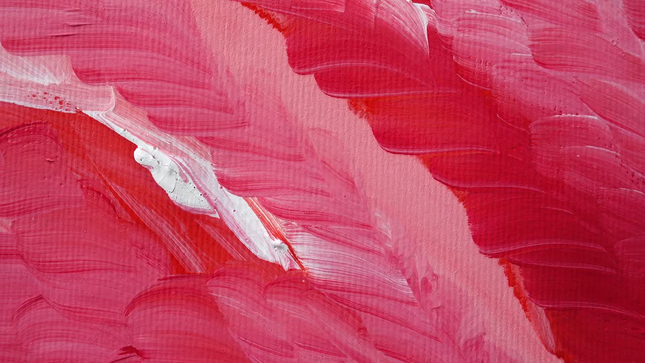 Disegno astratto dipinto a guazzo. Ripresa di un quadro in movimento.