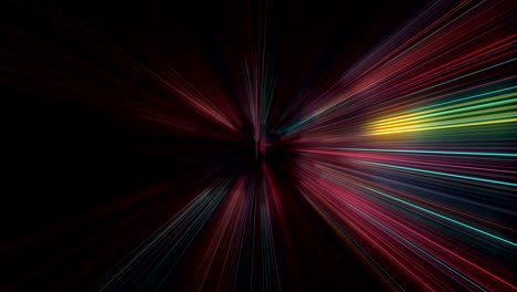3d futuristic warp speed abstract business and technology concept