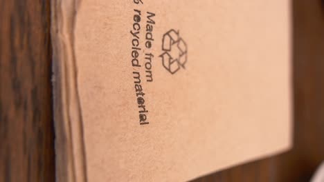 100% recycled material