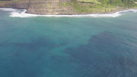 Lennox-Heads---Northern-Rivers-Region---NSW---Australia---Reveal-Panning-Aerial-Shot