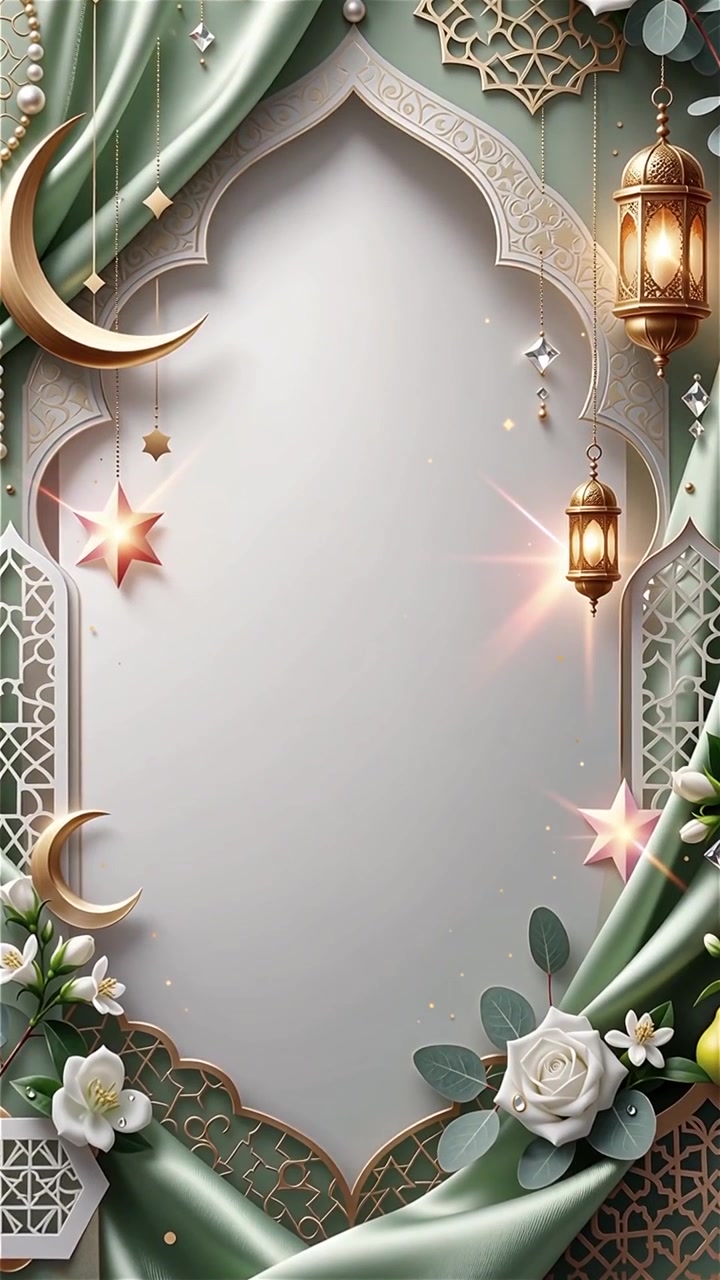 Compleanno del Profeta Maometto Mawlid al-Nabi Sfondo Islamico