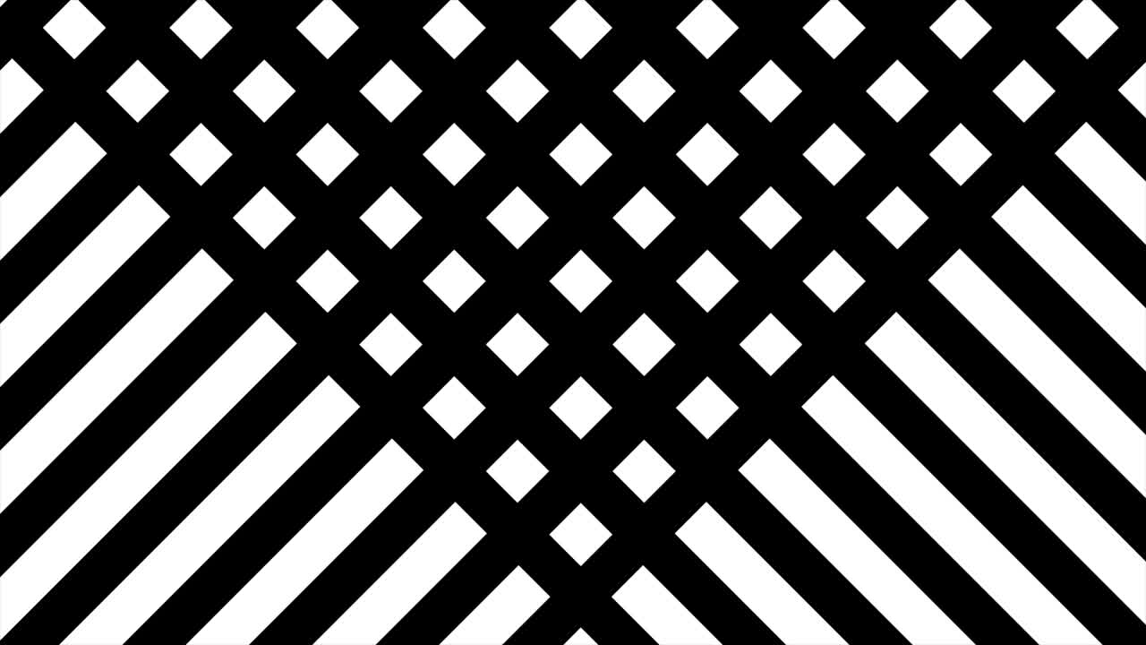 un patrón geométrico en blanco y negro