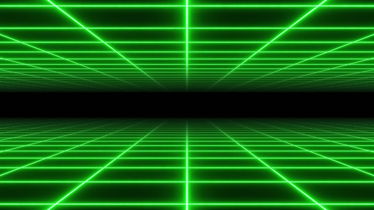 레트로 녹색 그리드 배경