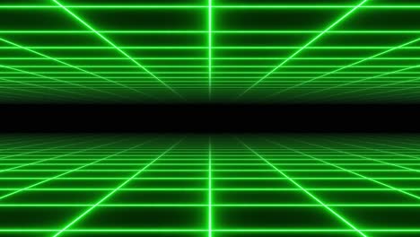 retro green grid background