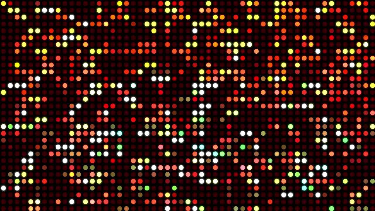 LED screen. Pixel pattern. Vide loop.