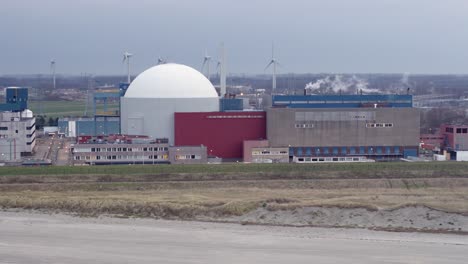 epz nuclear power plant in industrial area of borssele, netherlands