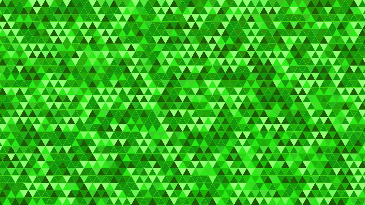 Abstract triangle pattern background texture. Green geometric low polygon design for wallpaper. Loop animation. Vertical video.