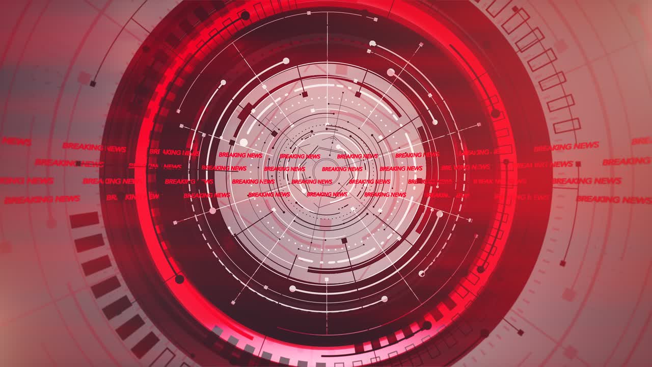 선과 원형으로 된 미래의 그래픽