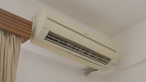 close-up view of air conditioner