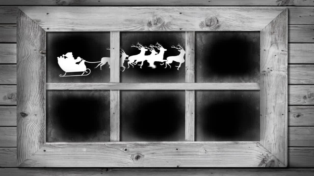 창문 을 통해 볼 수 있는 겨울 풍경