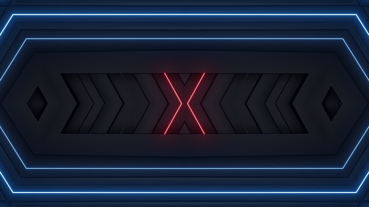 Dark Futuristic Neon Background