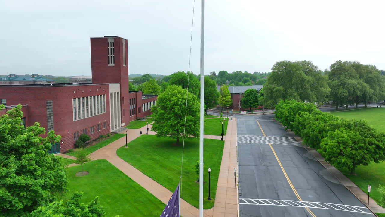 하프 스태프의 미국 국기