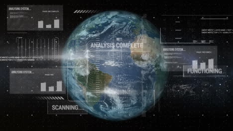 Animation-Der-Analyse-Und-Datenverarbeitung-Auf-Der-Ganzen-Welt