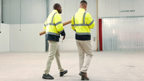 construction, planning and men in building