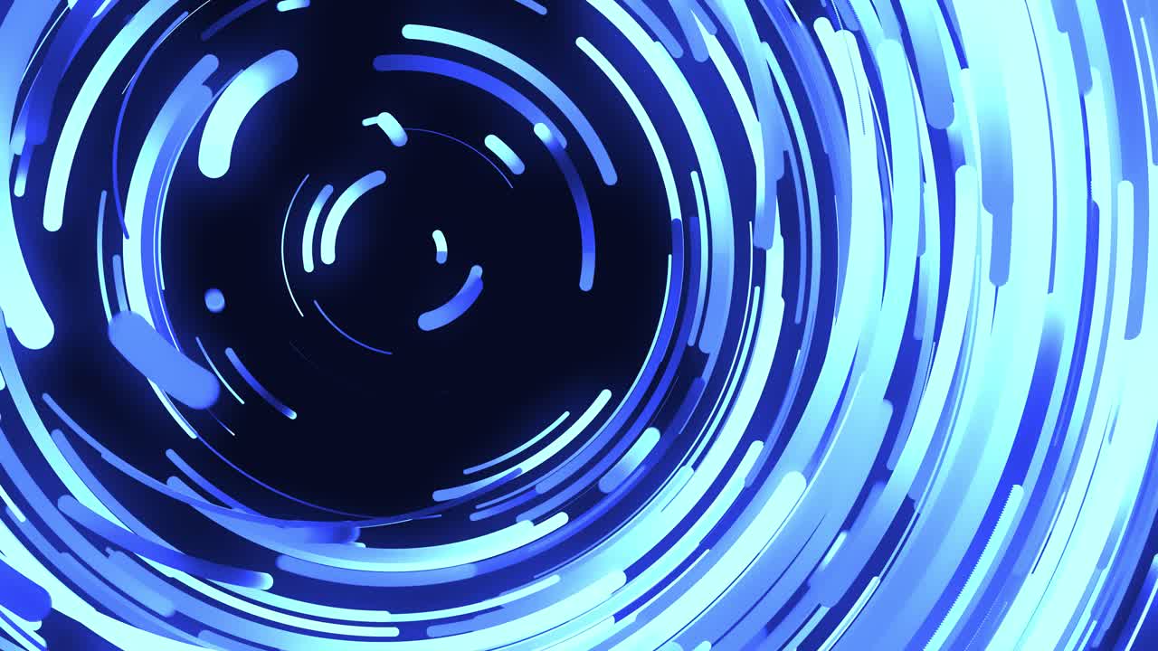 추상적인 파란색 원형 운동