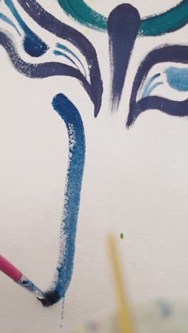 painting of a face