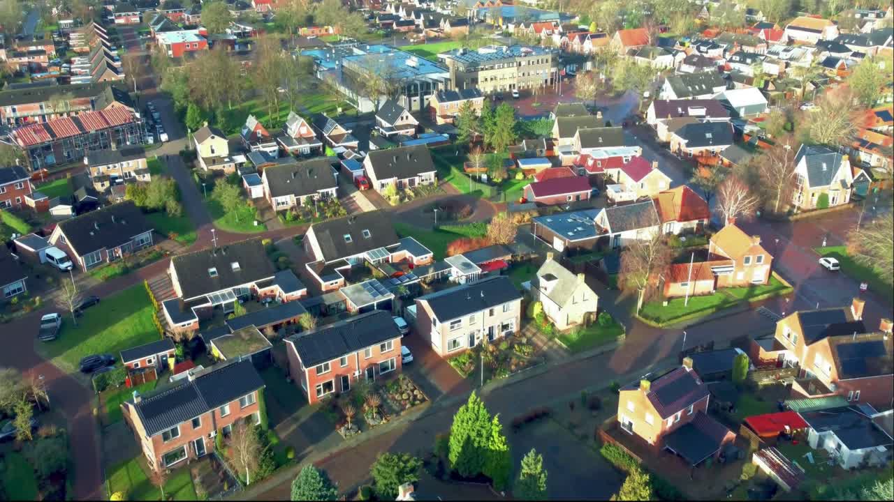 네덜란드 그로닝겐에 있는 텐담 (muntendam) 이라는 마을의 전망